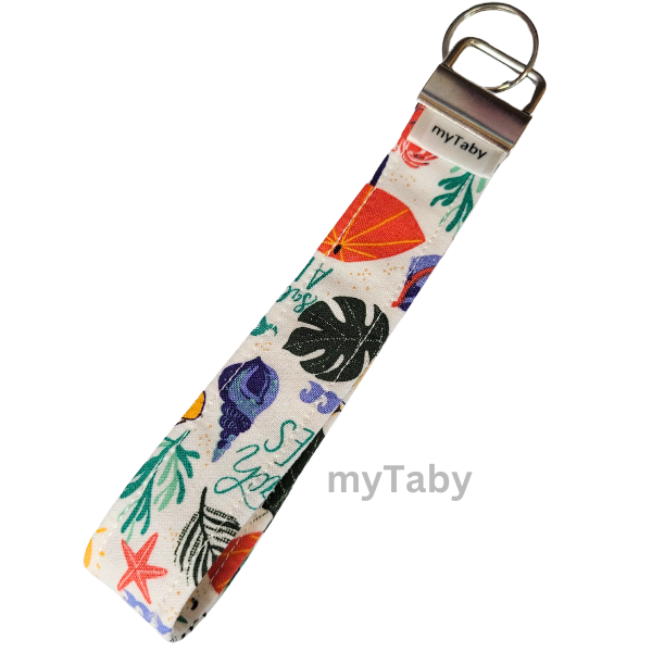 Beach Vibes Wristlet Keychain