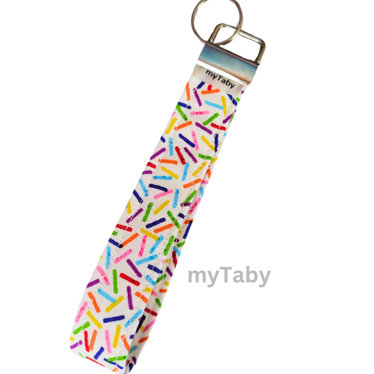 Confetti Wristlet Keychain