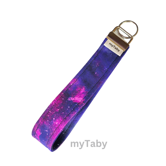 Galaxy Wristlet Keychain