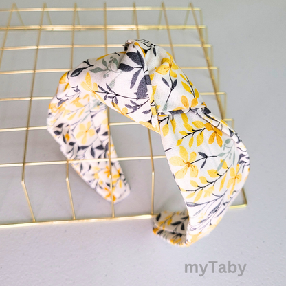 Swaying Leaves Top Knot Headband