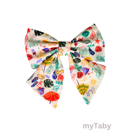 Beach Vibes Sailor Bow