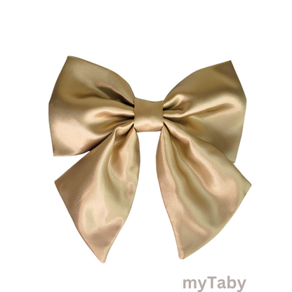 Gold Brown Sailor Bow