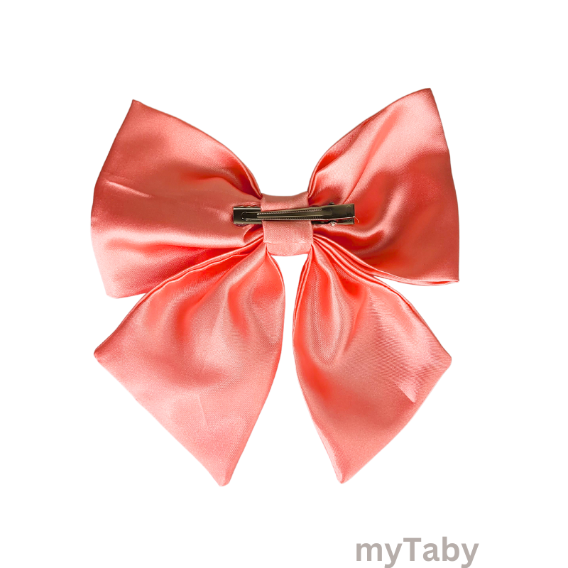 Coral Sailor Bow