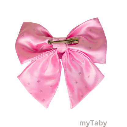 Pink Stars Sailor Bow