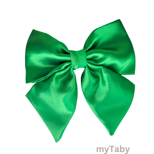 Green Sailor Bow