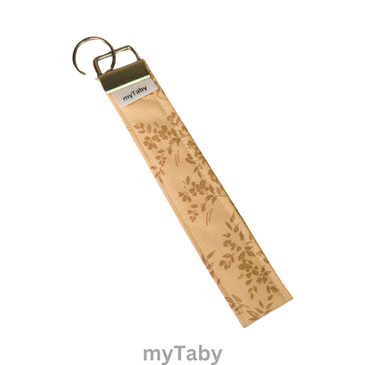 Falling Leaves Wristlet Keychain