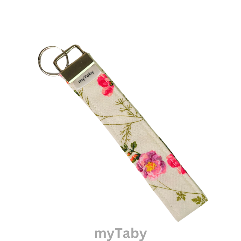 Floral Wristlet Keychain