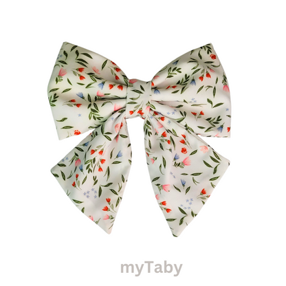 White Tulip Sailor Bow