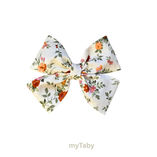 Floral Large Girls' Hair Bow