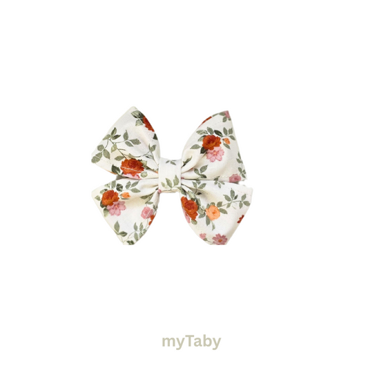 Floral Mini Girls' Hair Bow
