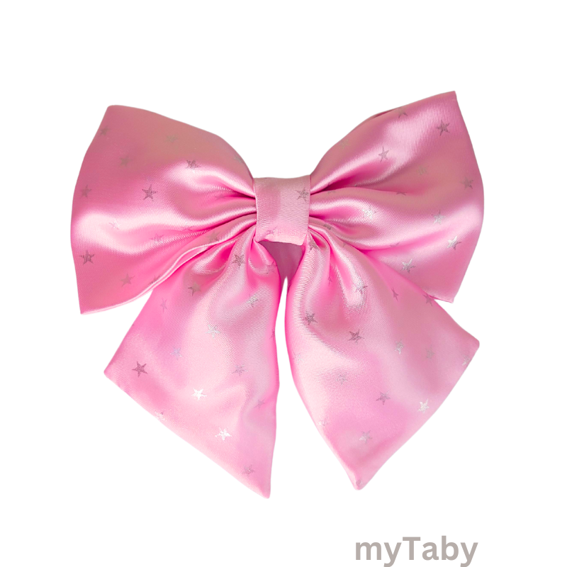 Pink Stars Sailor Bow