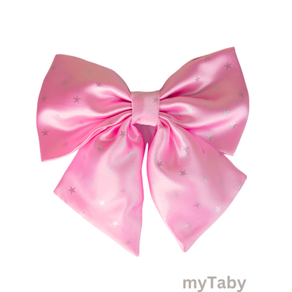 Pink Stars Sailor Bow